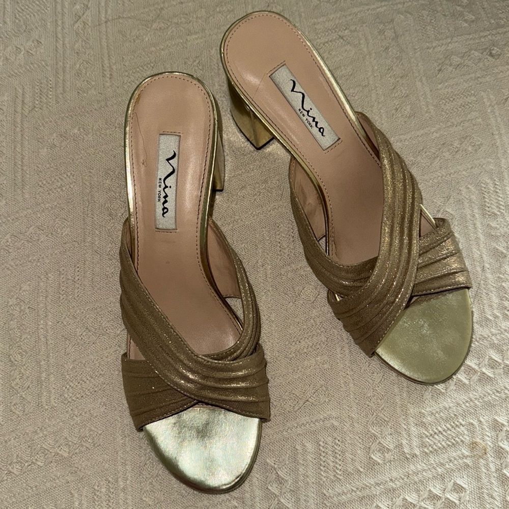 Nina open toe dress heels!